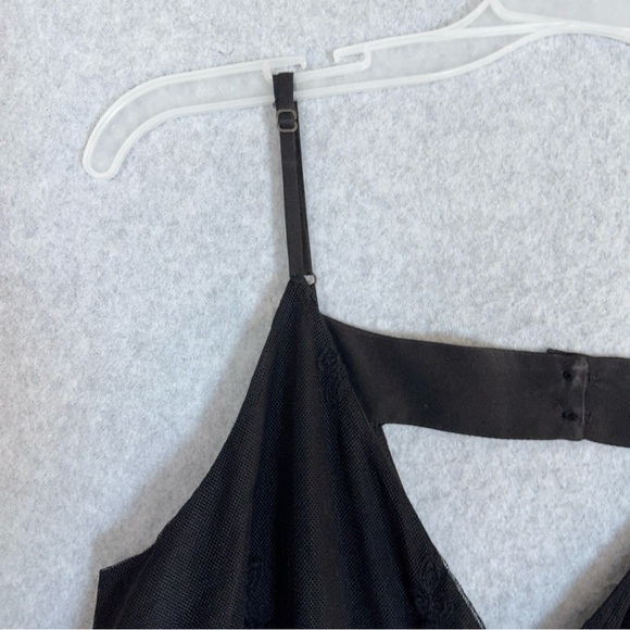 Chaser Romper Black Lace Size Small Spaghetti Straps Adjustable Cinch Waist NWT - Picture 6 of 16